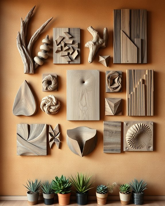 upcycled rustic wood art