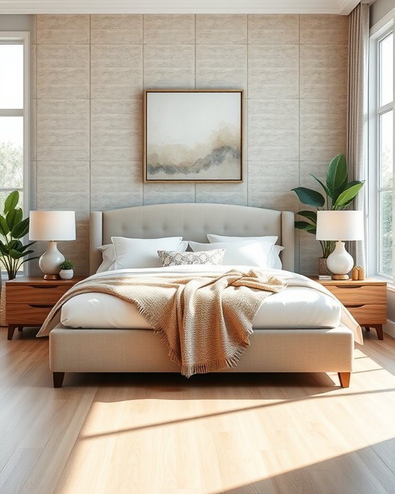 upholstered wall for elegance