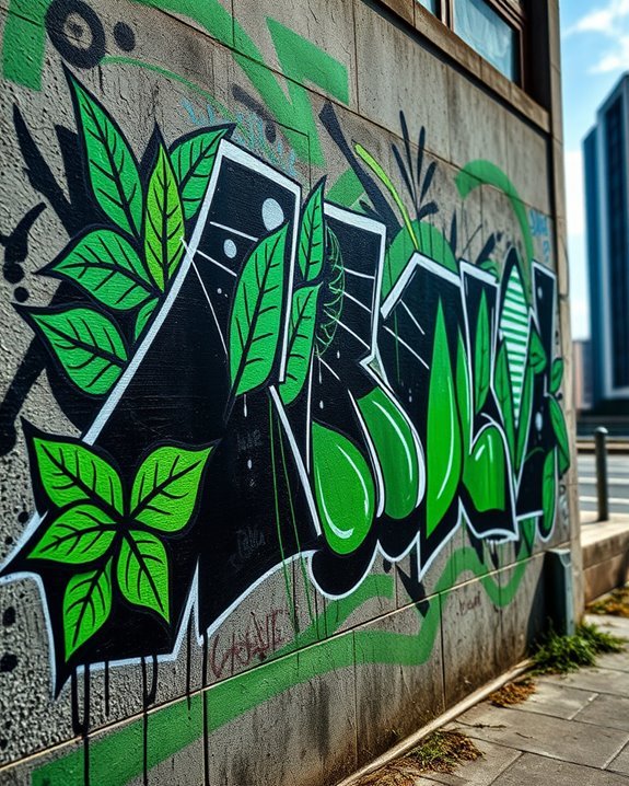 urban expression through graffiti