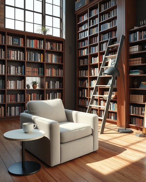 urban industrial library style