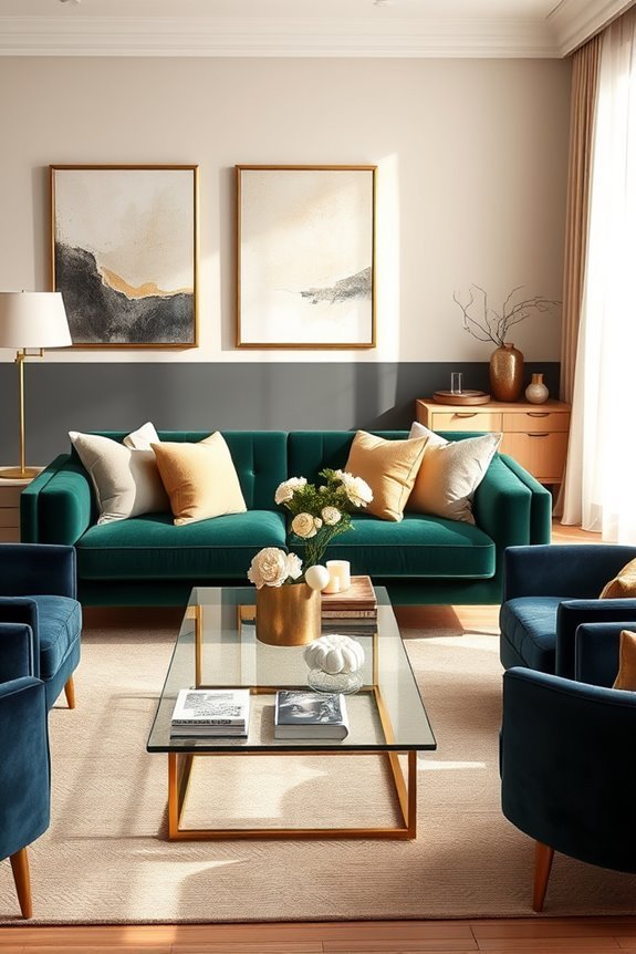 velvet accents elevate style