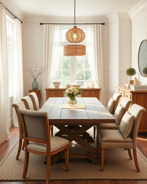 versatile and inviting dining spaces