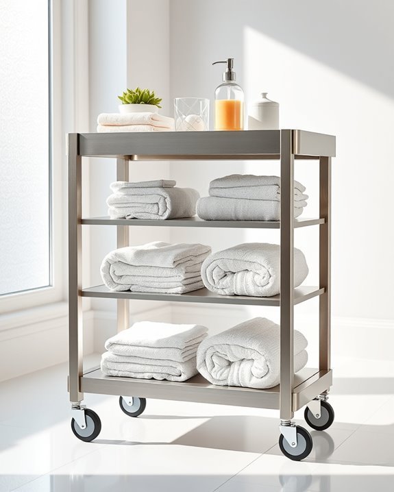 versatile bathroom storage solution