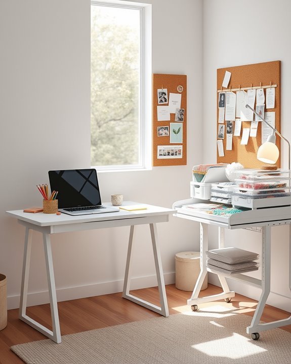 versatile collapsible craft stations