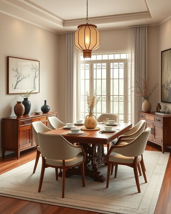 versatile elegant dining space