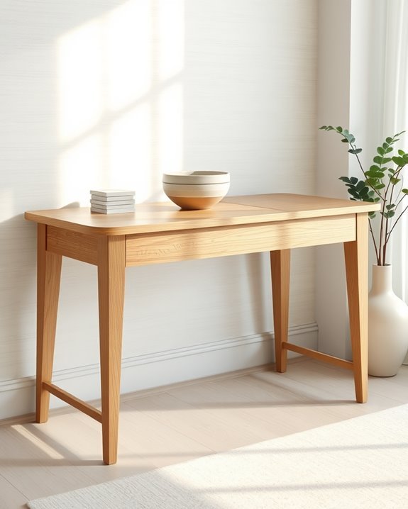 versatile foldable console table