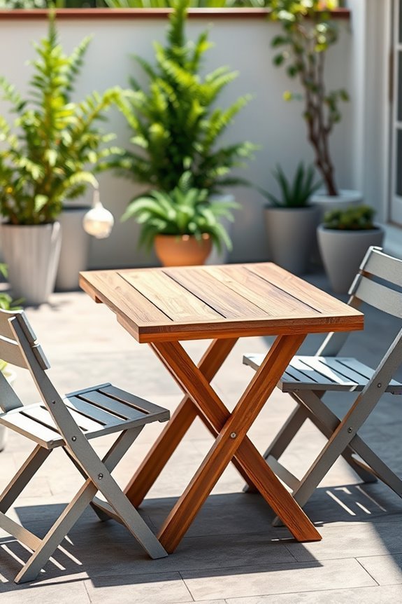 versatile folding outdoor table
