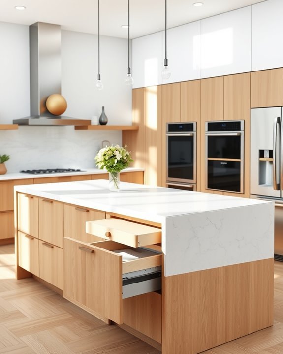 versatile kitchen island design