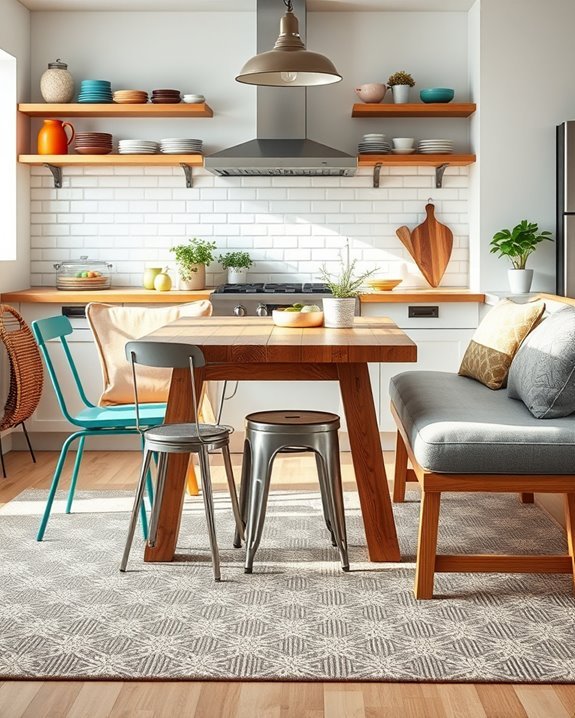 versatile kitchen seating options