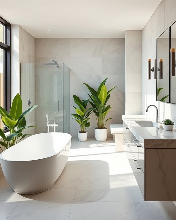 versatile luxury bathroom design