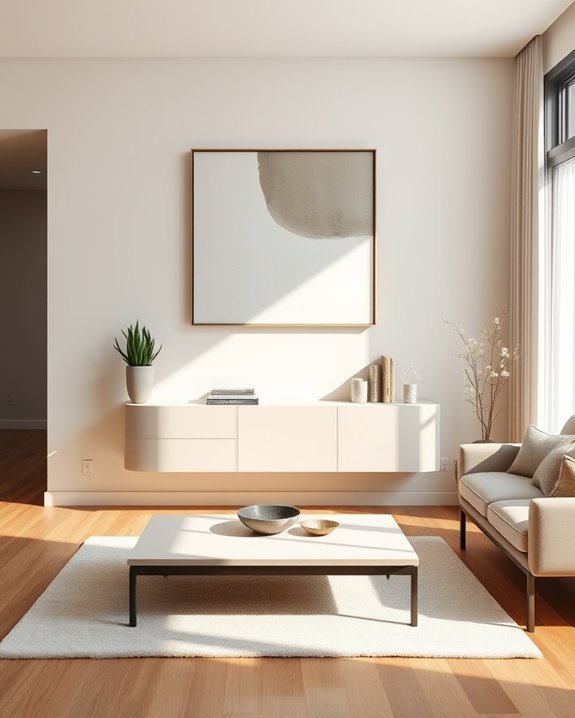 versatile multi functional floating cabinet