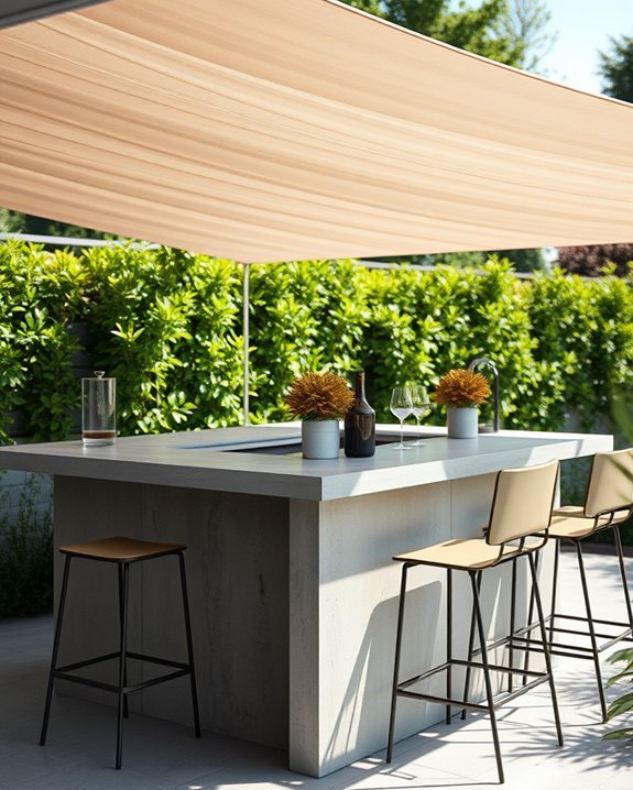 versatile outdoor bar solution