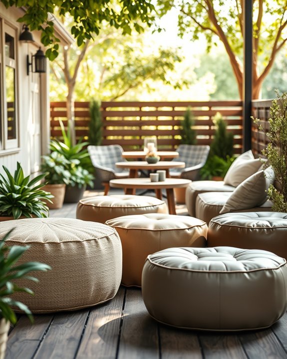 versatile outdoor comfort seating