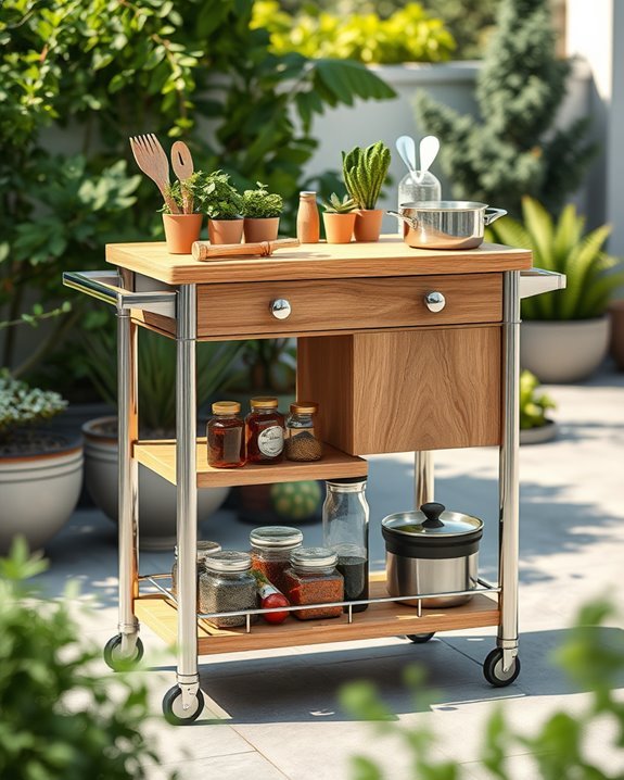 versatile outdoor cooking station