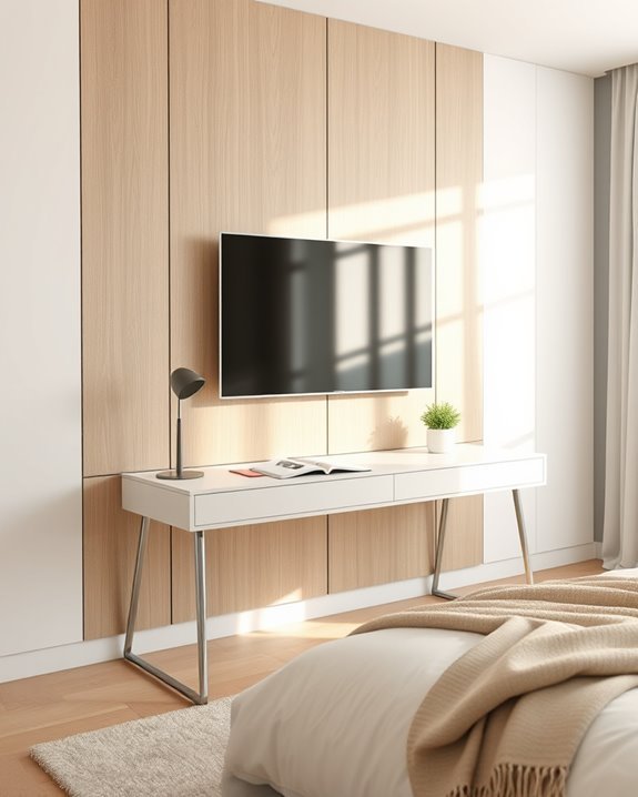 versatile tv desk design