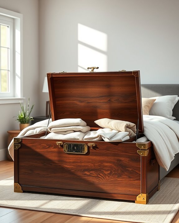 versatile vintage trunk storage