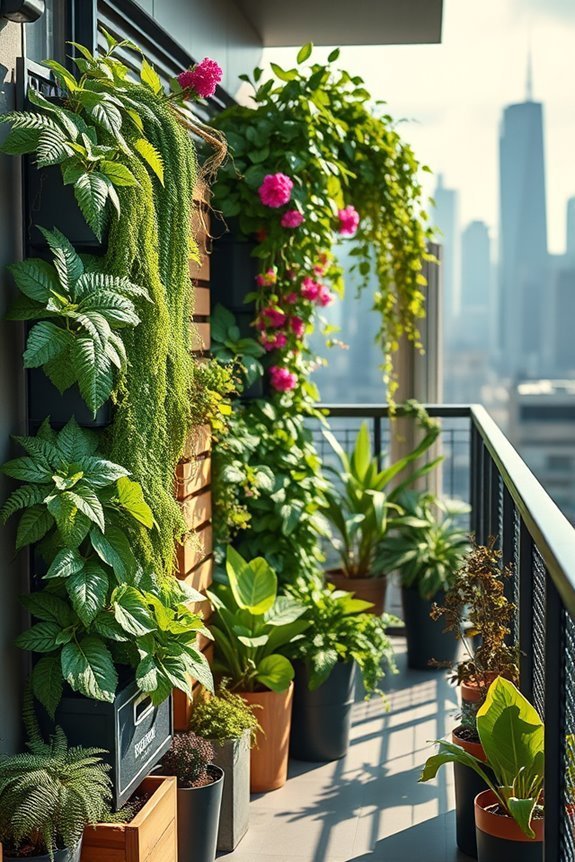 vertical balcony garden solutions