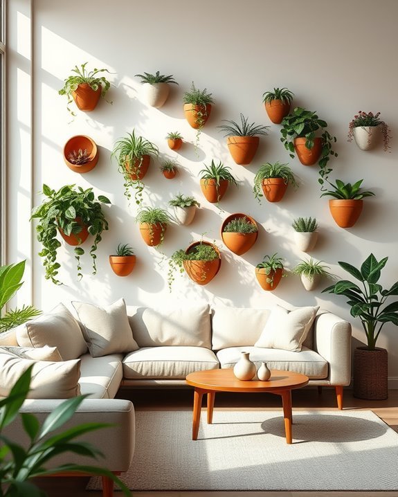 vertical gardening wall planters