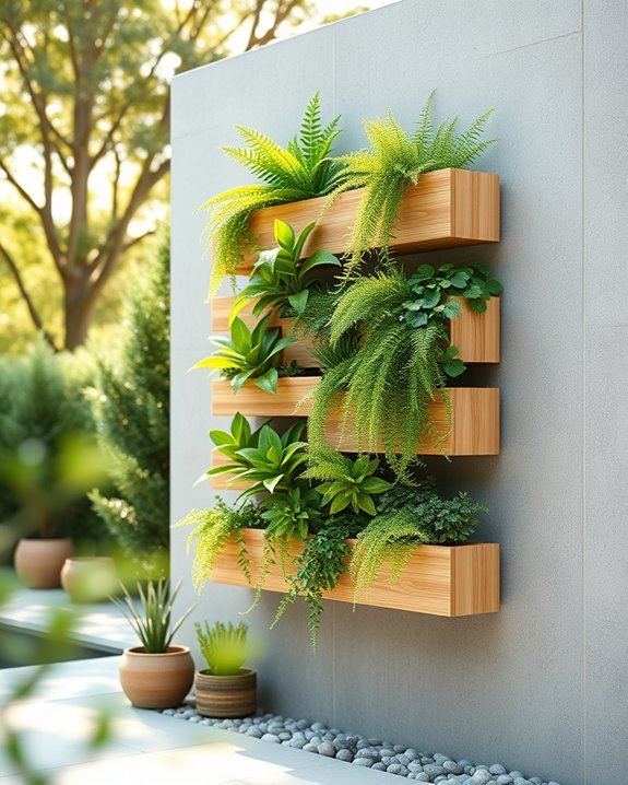 vertical gardens save space