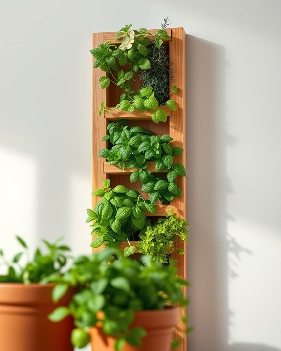 vertical herb garden design