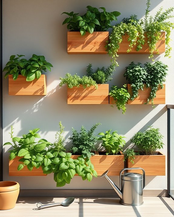 vertical herb garden oasis