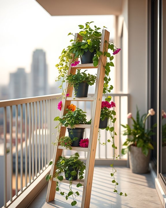vertical plant display stand