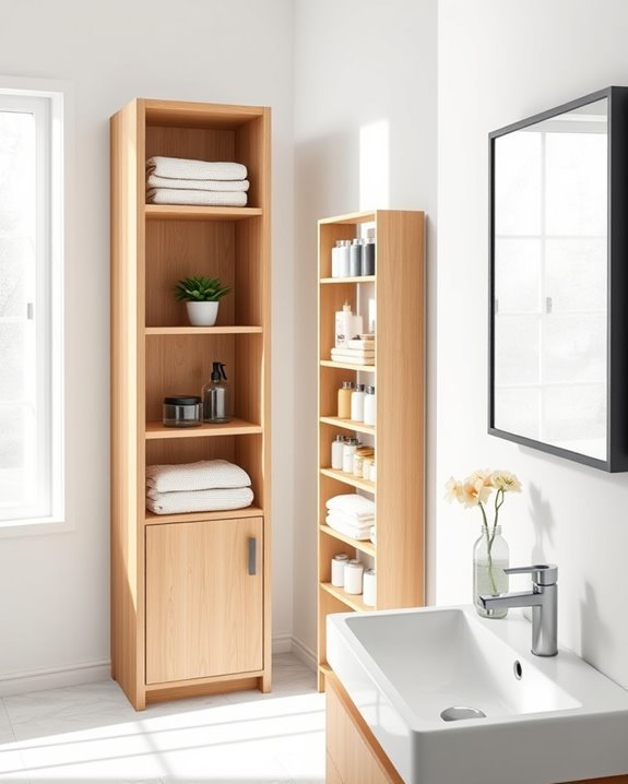 vertical space storage solutions