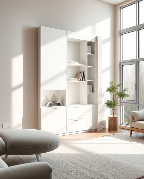 vertical storage for organization