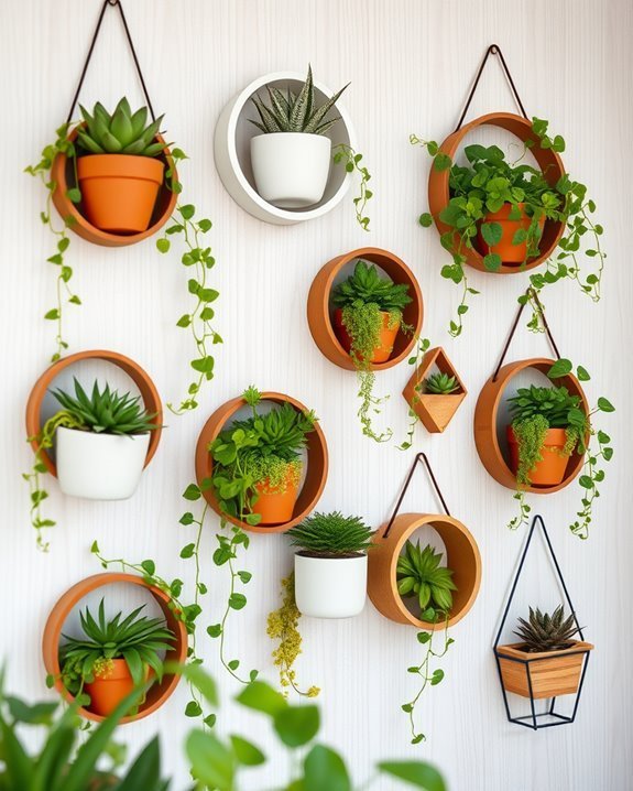 vertical wall garden planters