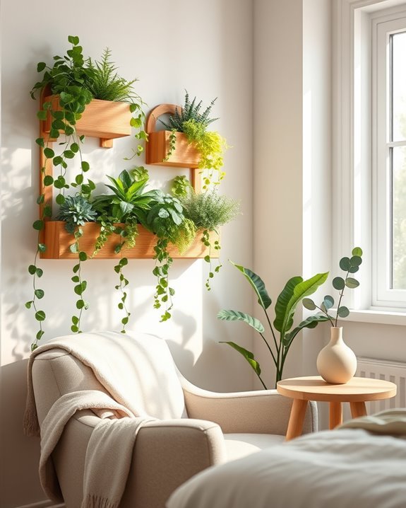 vertical wall planters design