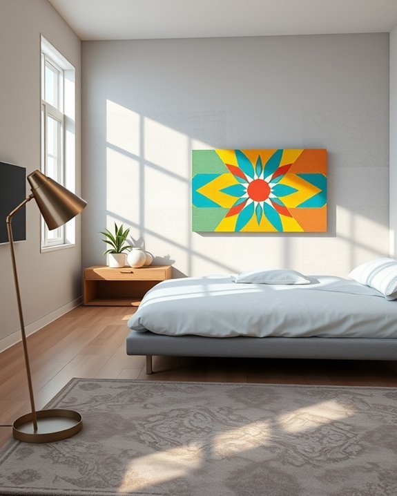 vibrant accent tv panels