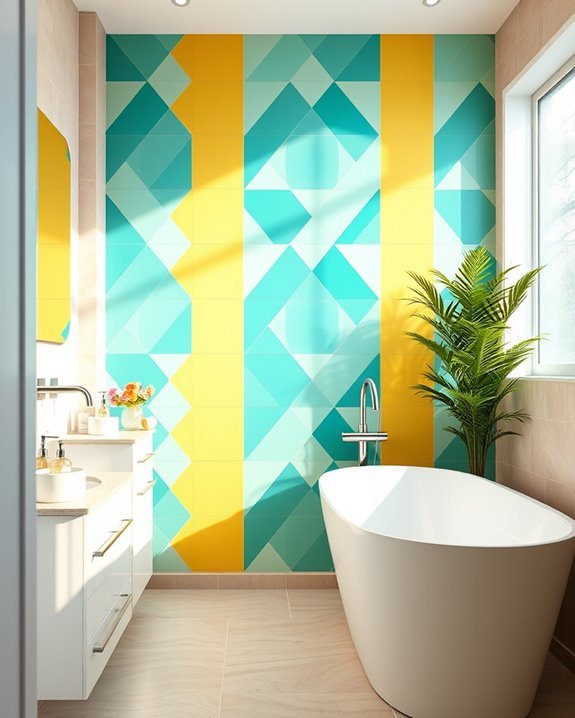 vibrant accent wall designs