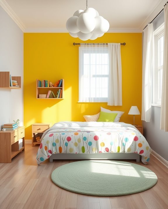 vibrant accent wall ideas