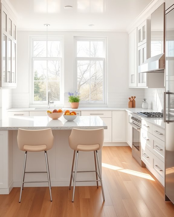 vibrant accents for kitchens