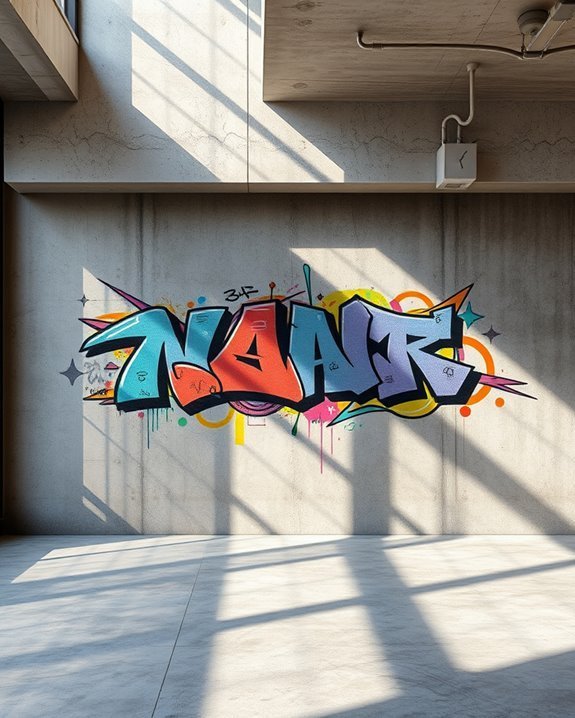 vibrant artistic concrete transformation
