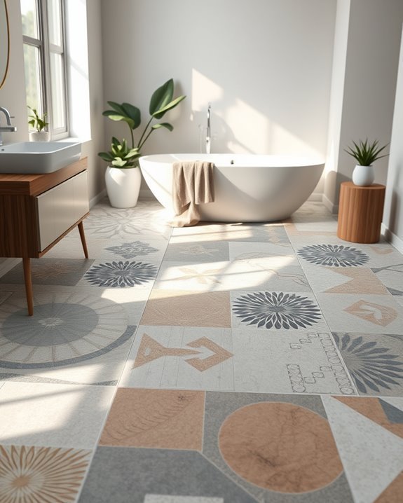 vibrant artistic tile designs