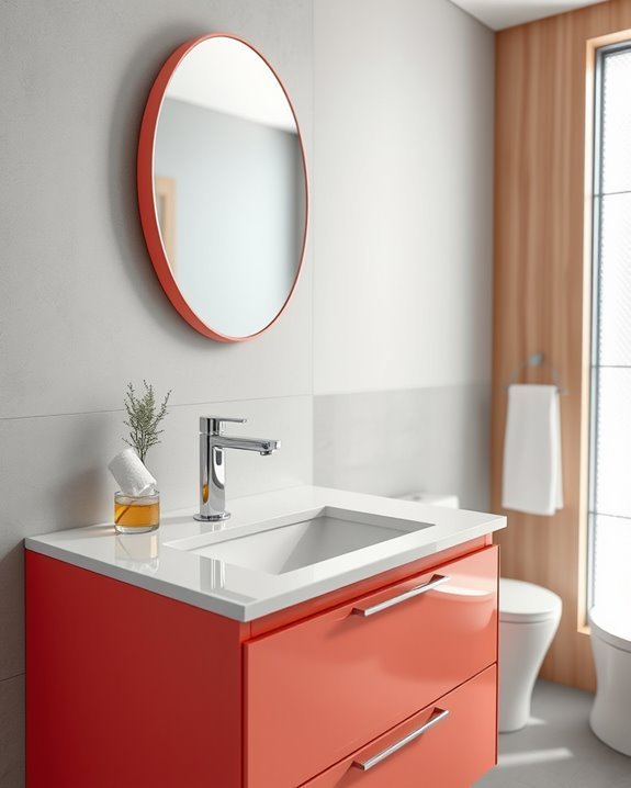 vibrant bathroom vanity styles