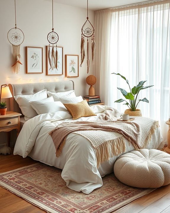 vibrant boho chic sanctuary