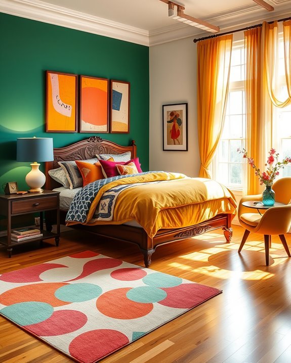 vibrant bold color combinations