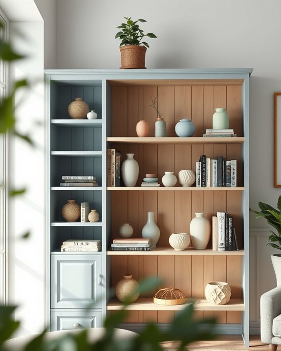vibrant bookcase transformation tips