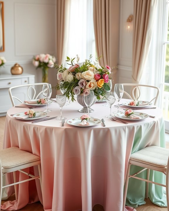 vibrant bridal shower decor