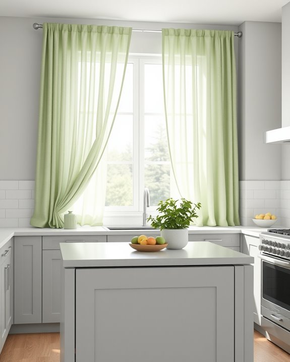 vibrant calming kitchen decor
