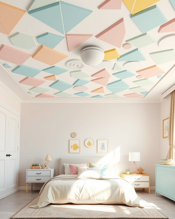 vibrant ceiling for children