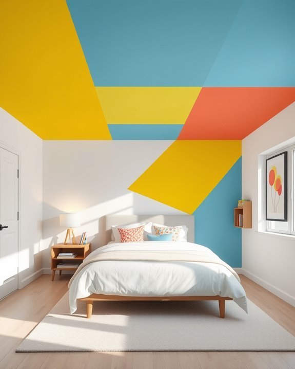 vibrant ceilings for creativity