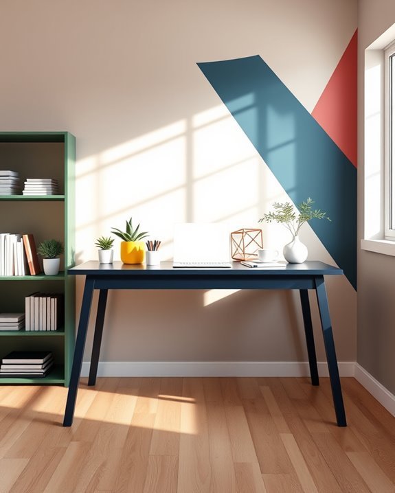 vibrant color blocking techniques