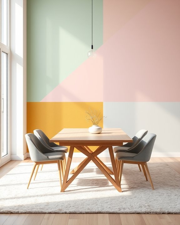 vibrant color blocking techniques