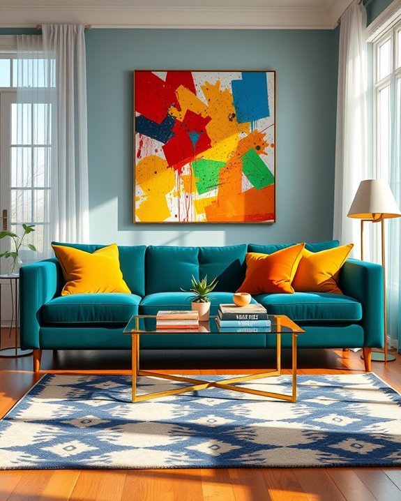 vibrant color transforms spaces