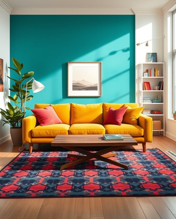 vibrant colors energize spaces