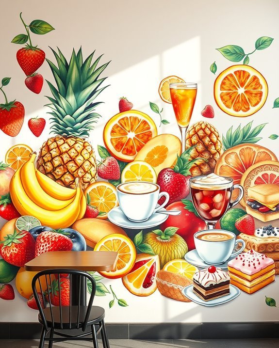 vibrant culinary visual experiences