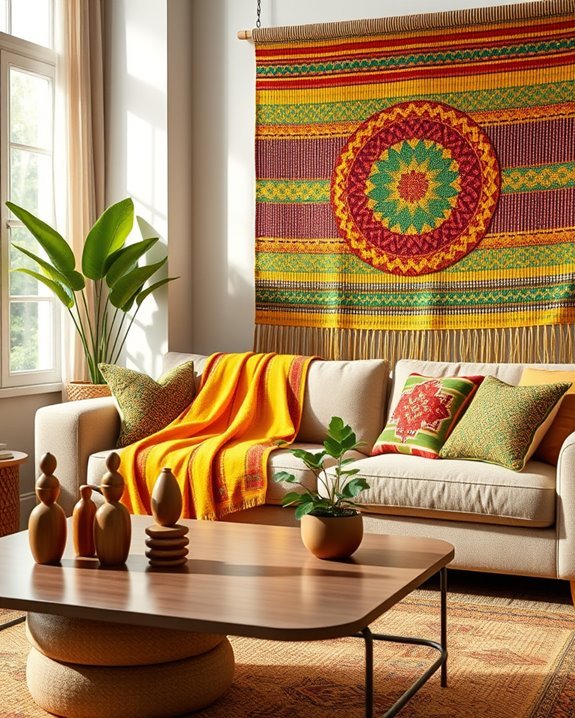 vibrant cultural home decor